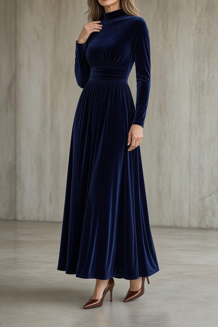 Tineke™ | Fluwelen maxi-jurk